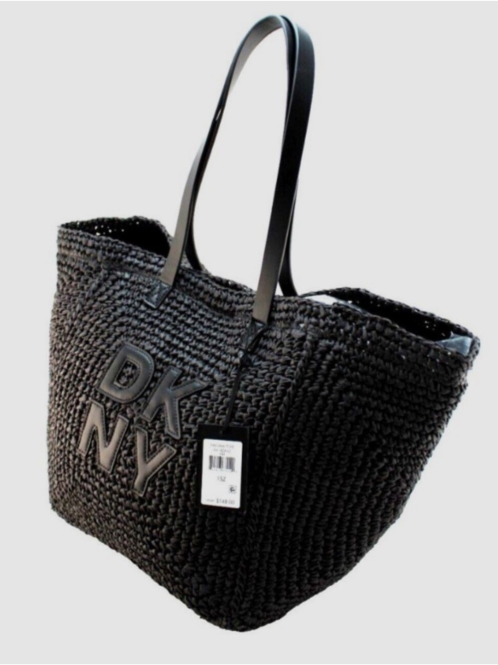 DKNY Paloma Woven Large Tote Handbag